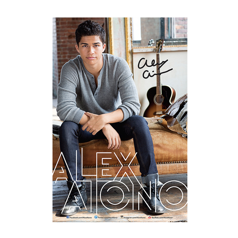 Signed Alex Aiono Poster, $2 (was $10) Who is Alex Aiono? Poor Alex Aiono.